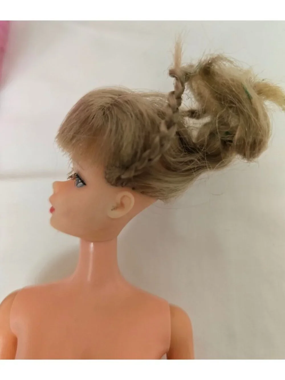 Vintage 1960s Mattel Barbie Straight Leg Doll Ash Hair